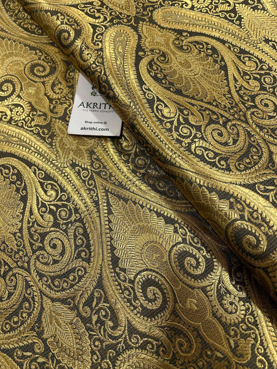 Pure Banarasi brocade fabric