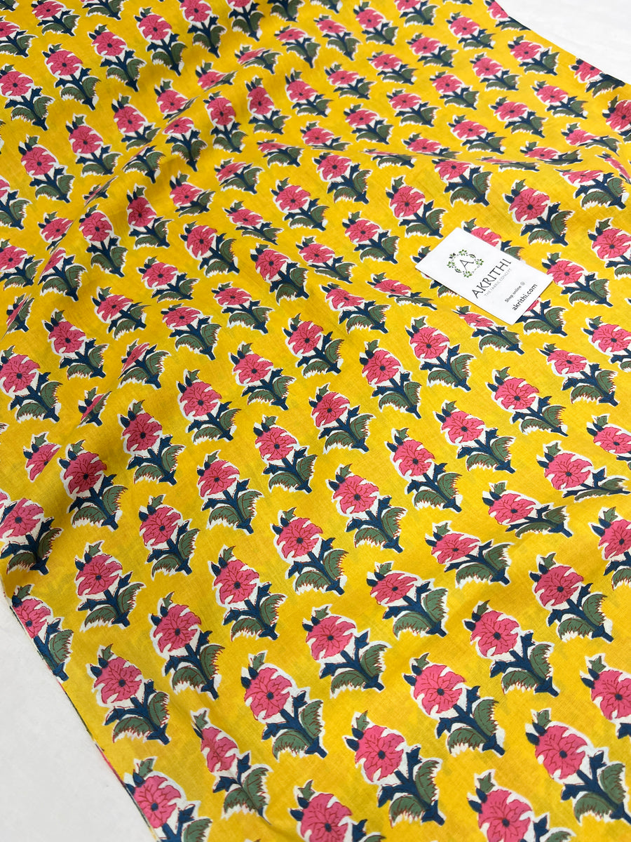 Printed pure cotton fabric