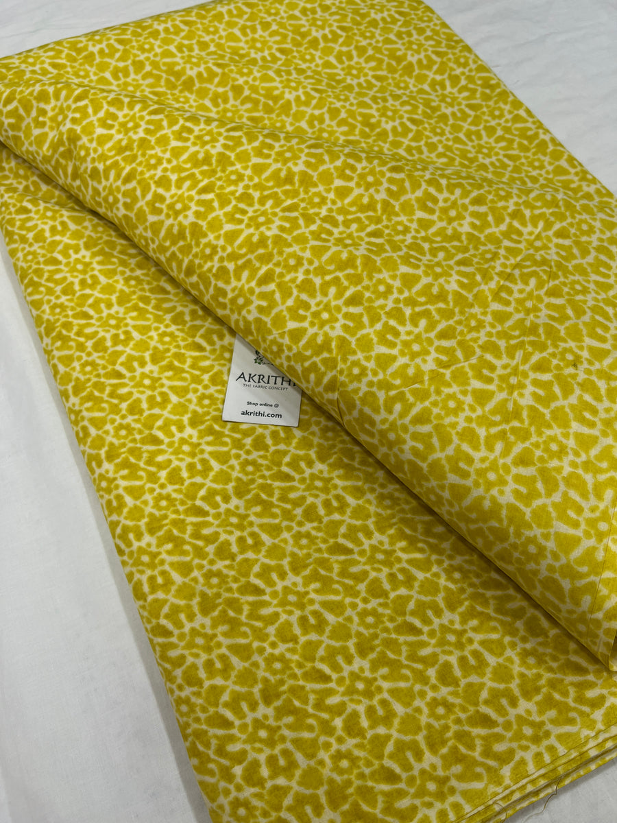 Printed pure cotton fabric