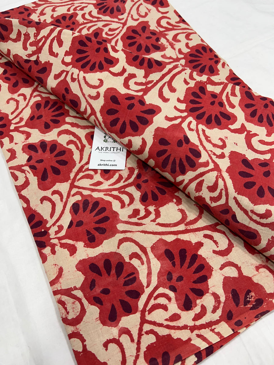 Dabu Printed pure cotton fabric