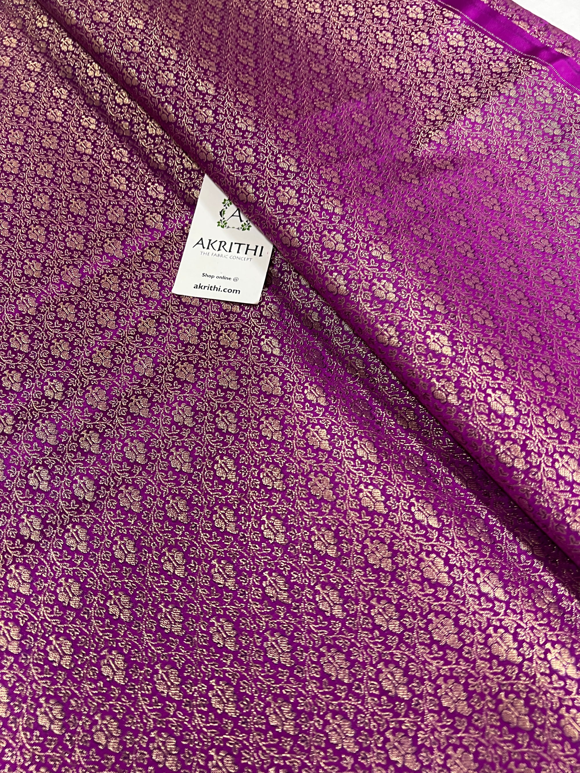 Pure Banarasi brocade fabric