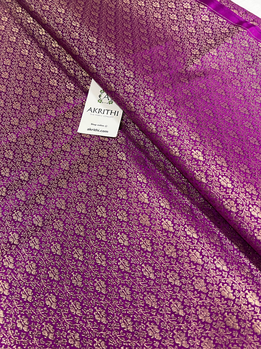 Pure Banarasi brocade fabric