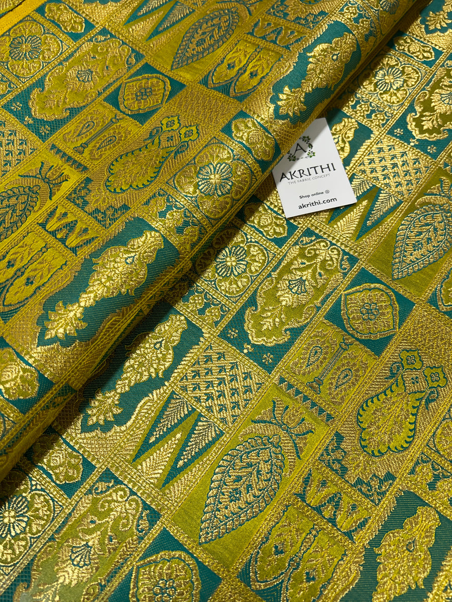 Pure Banarasi brocade fabric