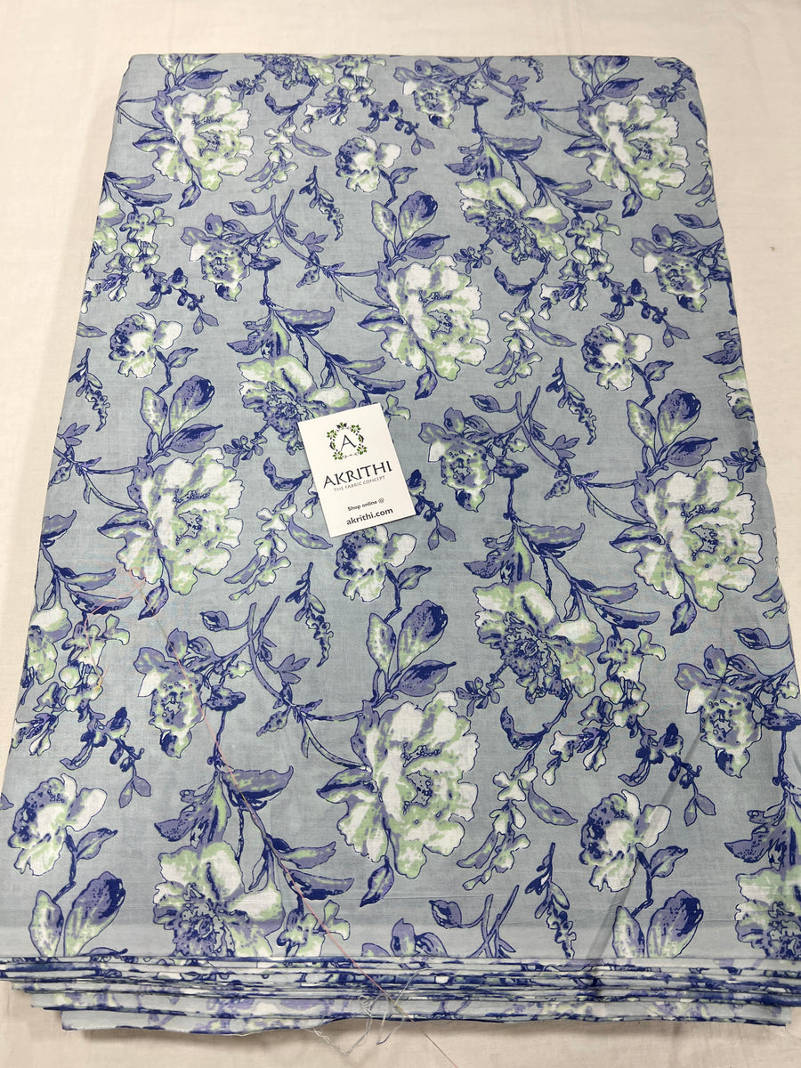 Printed pure cotton fabric