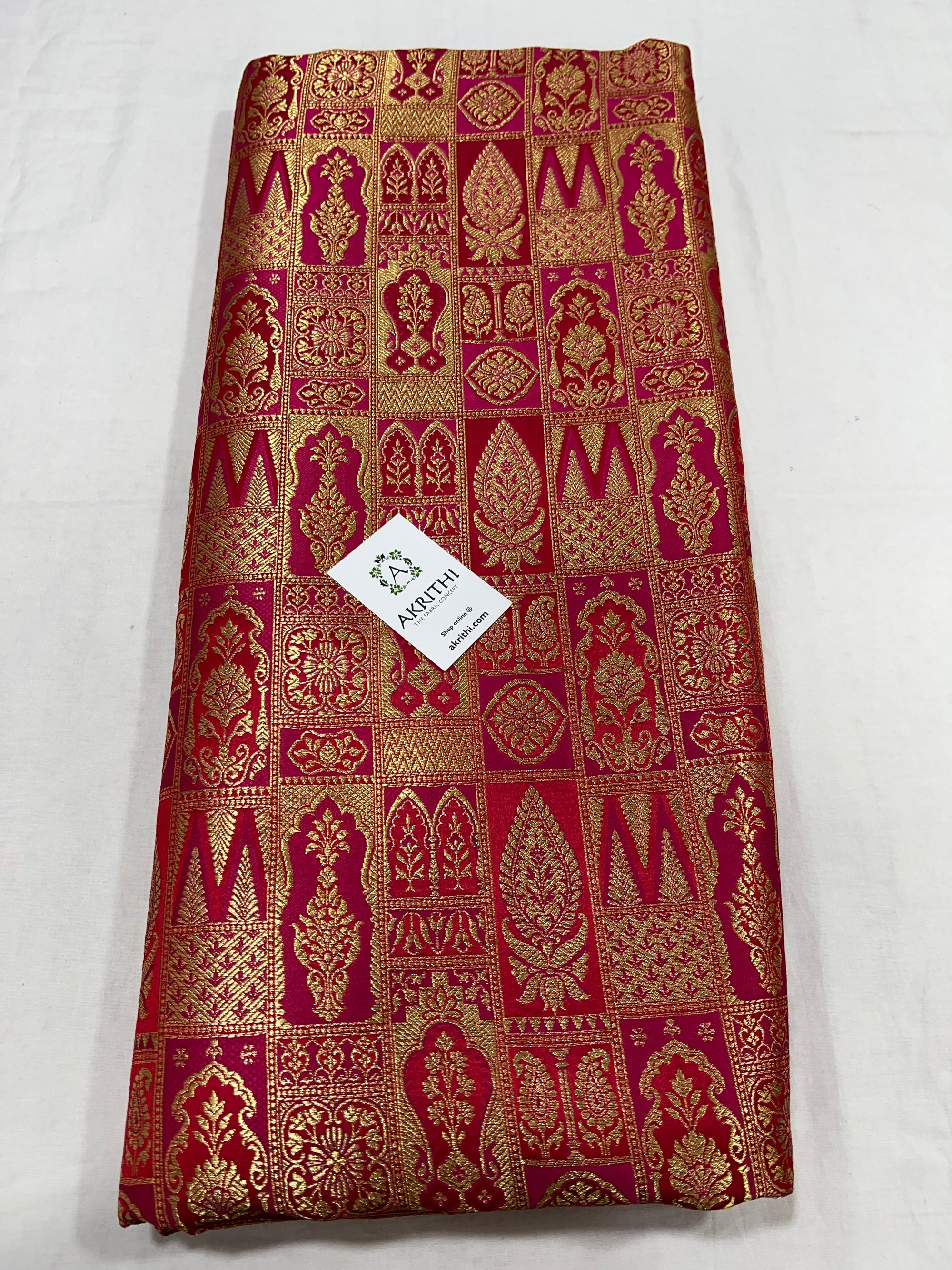 Pure Banarasi brocade fabric