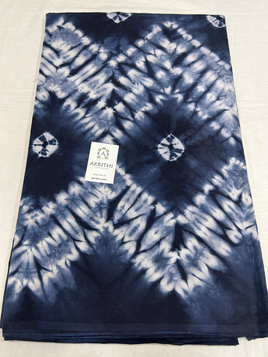 Shibori Hand dyed pure cotton fabric