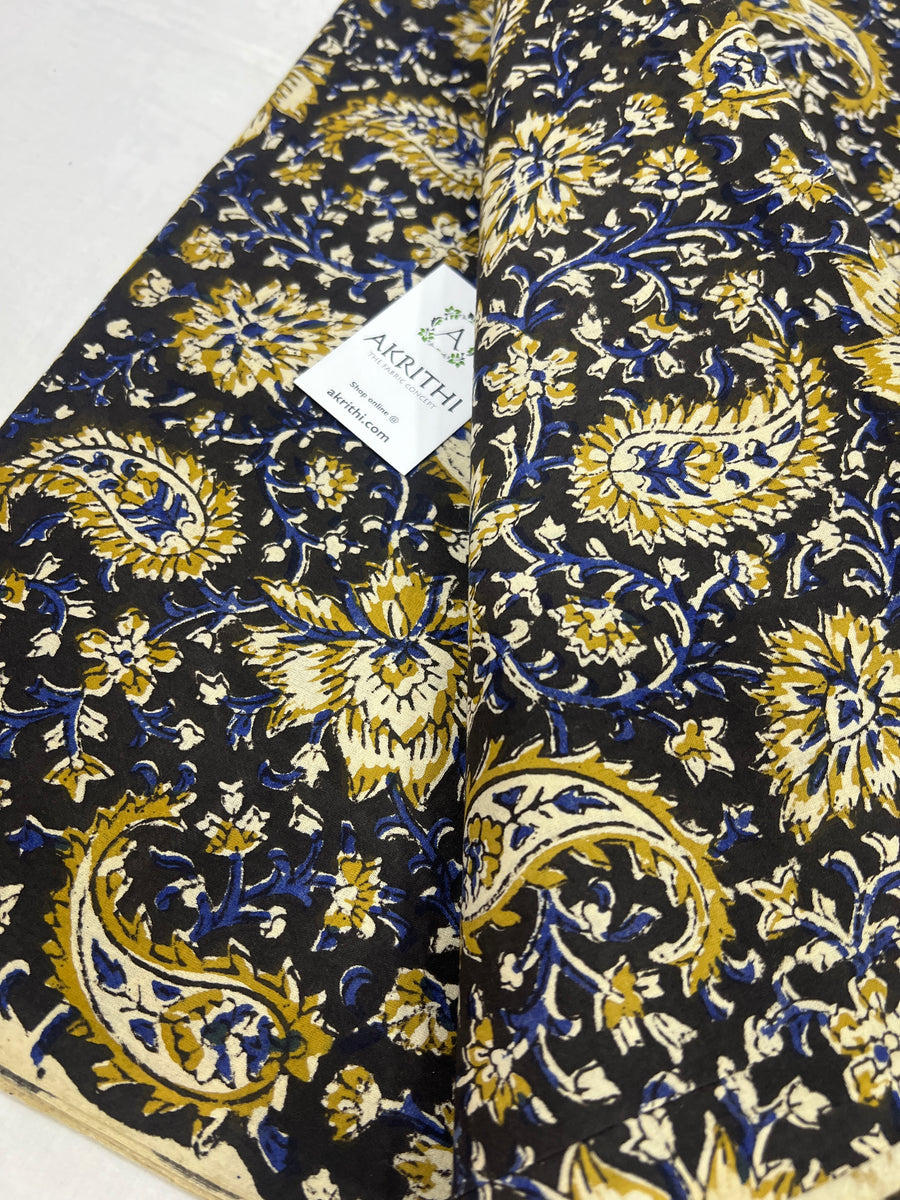 Hand block Printed pure cotton fabric