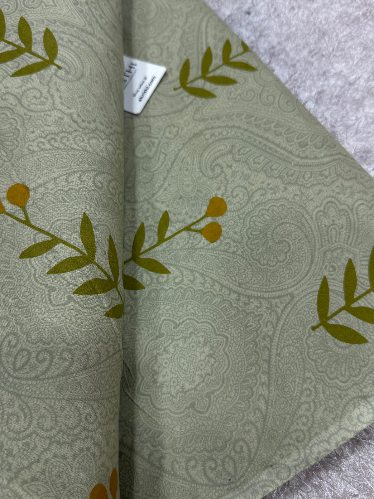 Printed pure cotton fabric