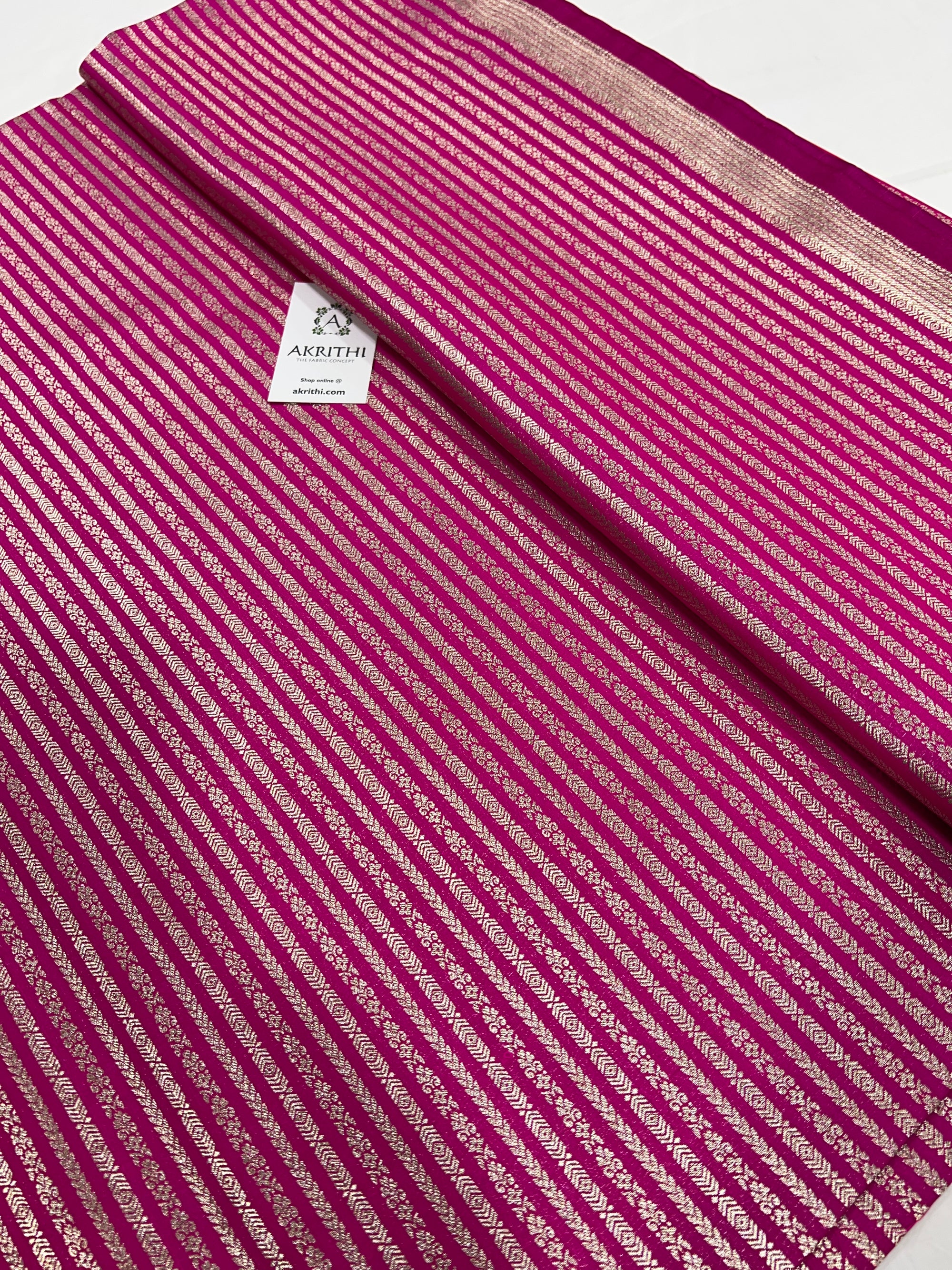 Pure Banarasi brocade fabric