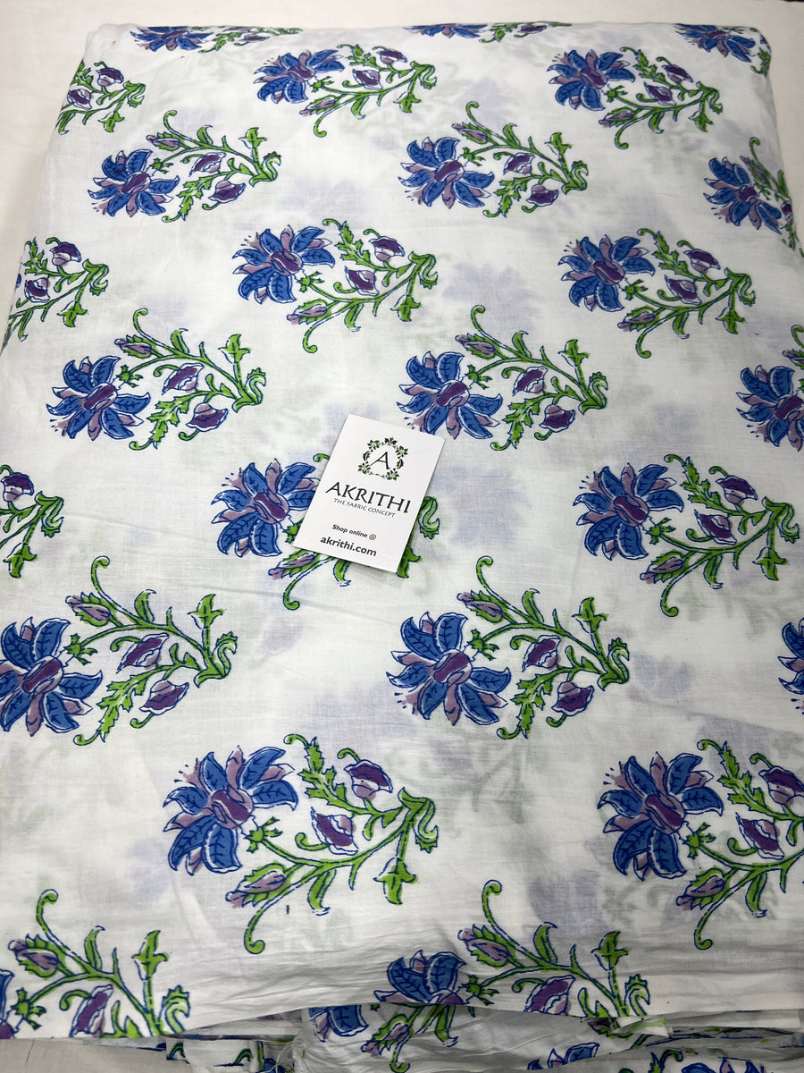 Printed pure cotton fabric