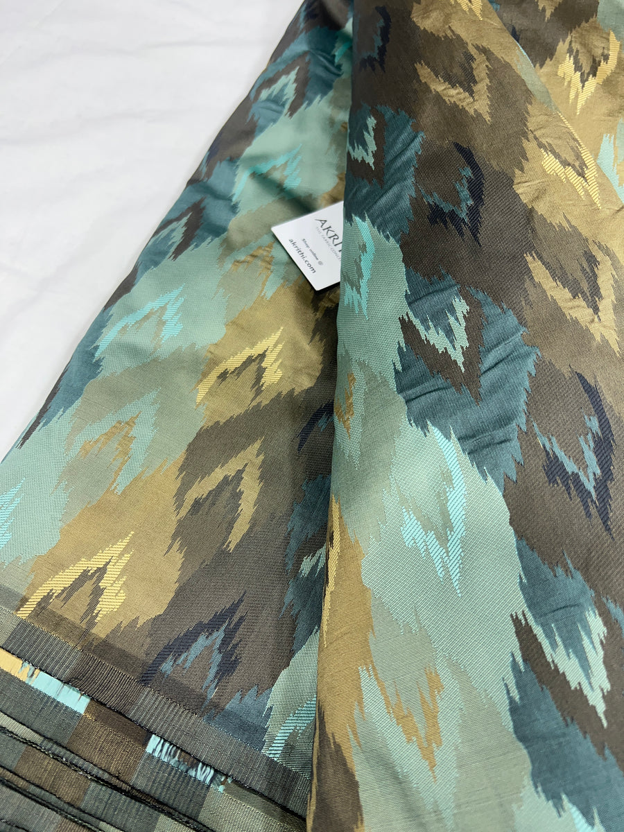 Woven semi silk fabric