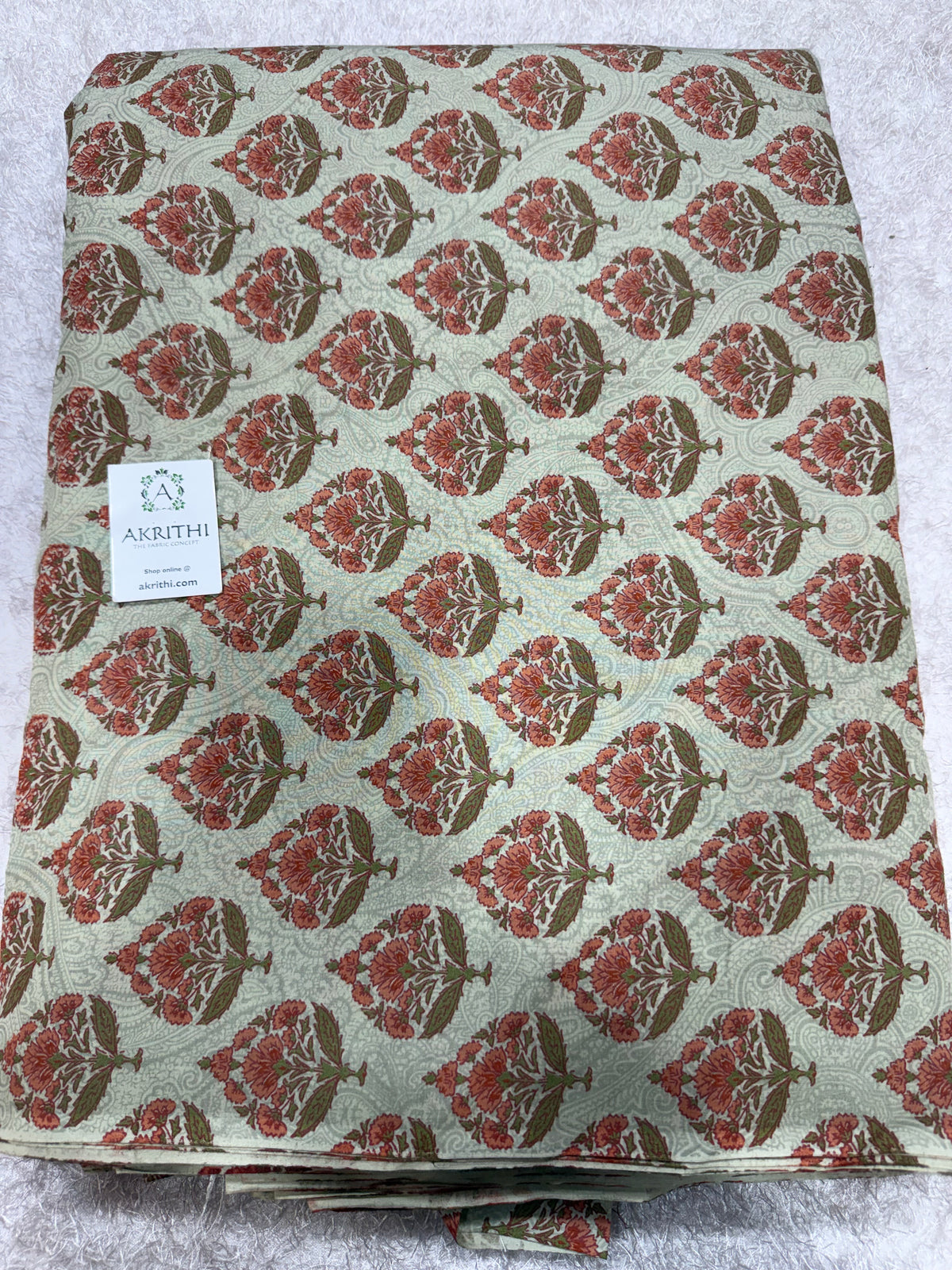 Printed pure cotton fabric