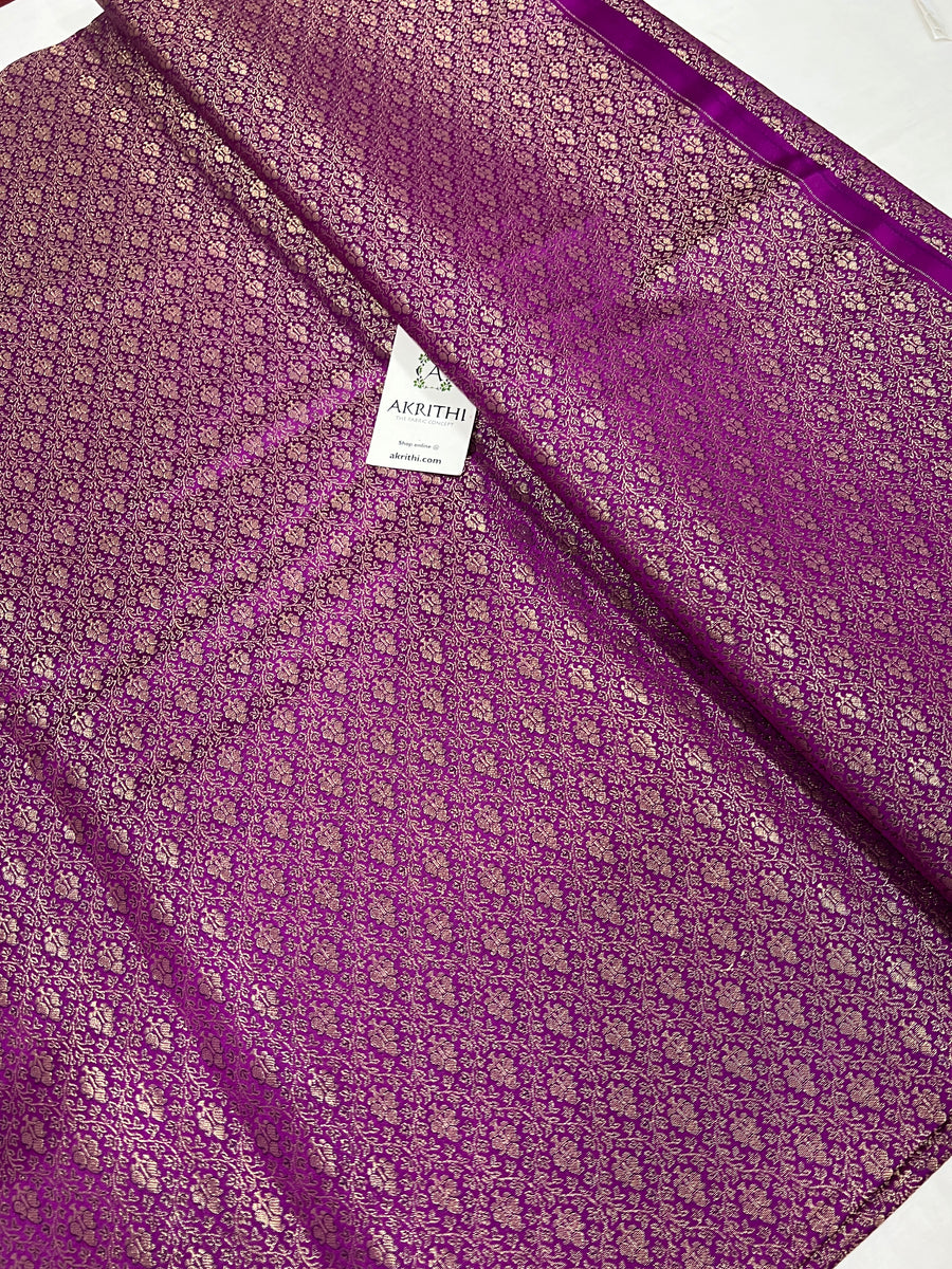 Pure Banarasi brocade fabric