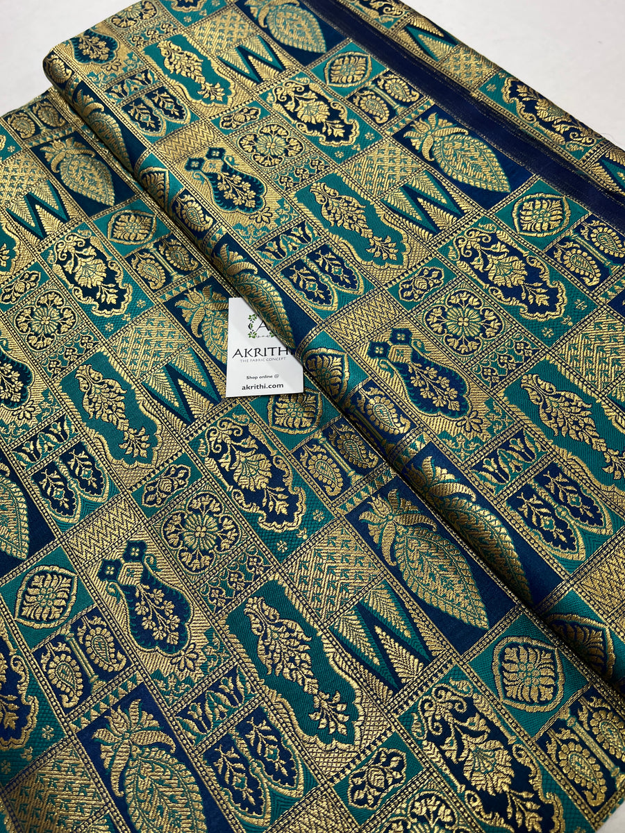 Pure Banarasi brocade fabric