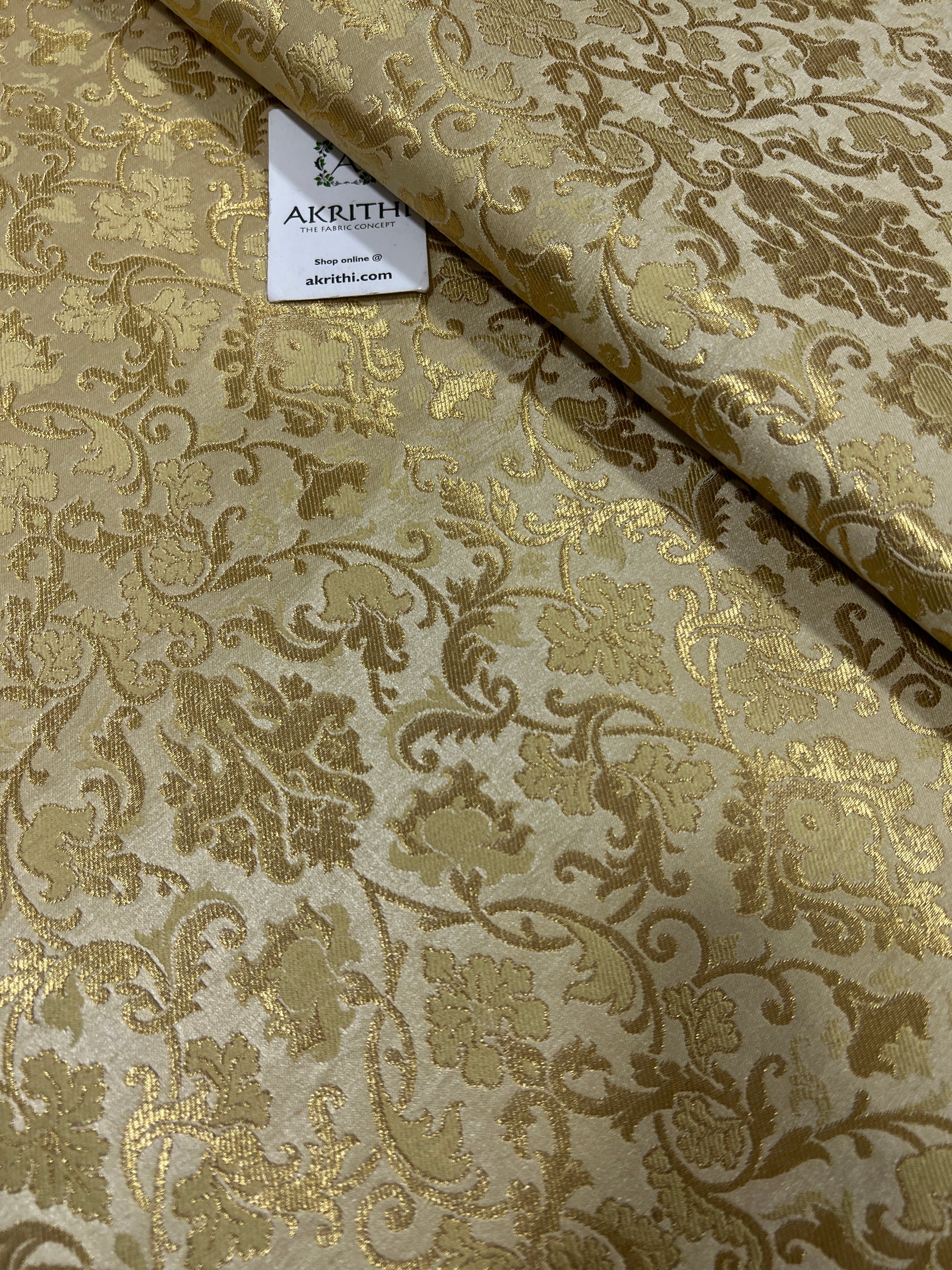 Pure Banarasi brocade fabric