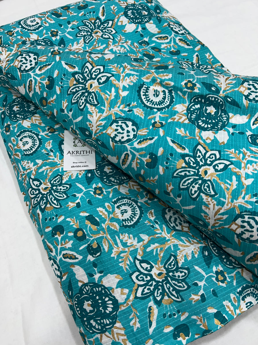 Kantha Printed pure cotton fabric