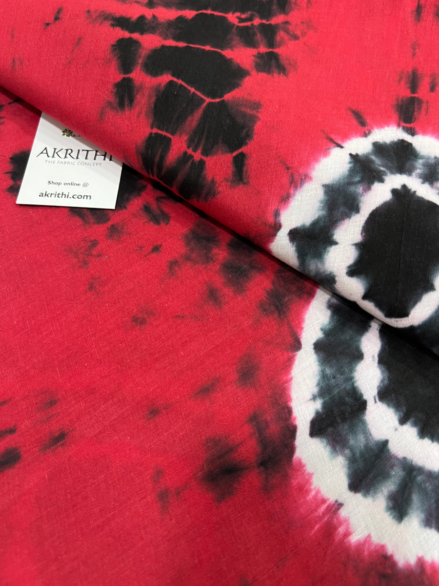 Shibori Printed pure cotton fabric