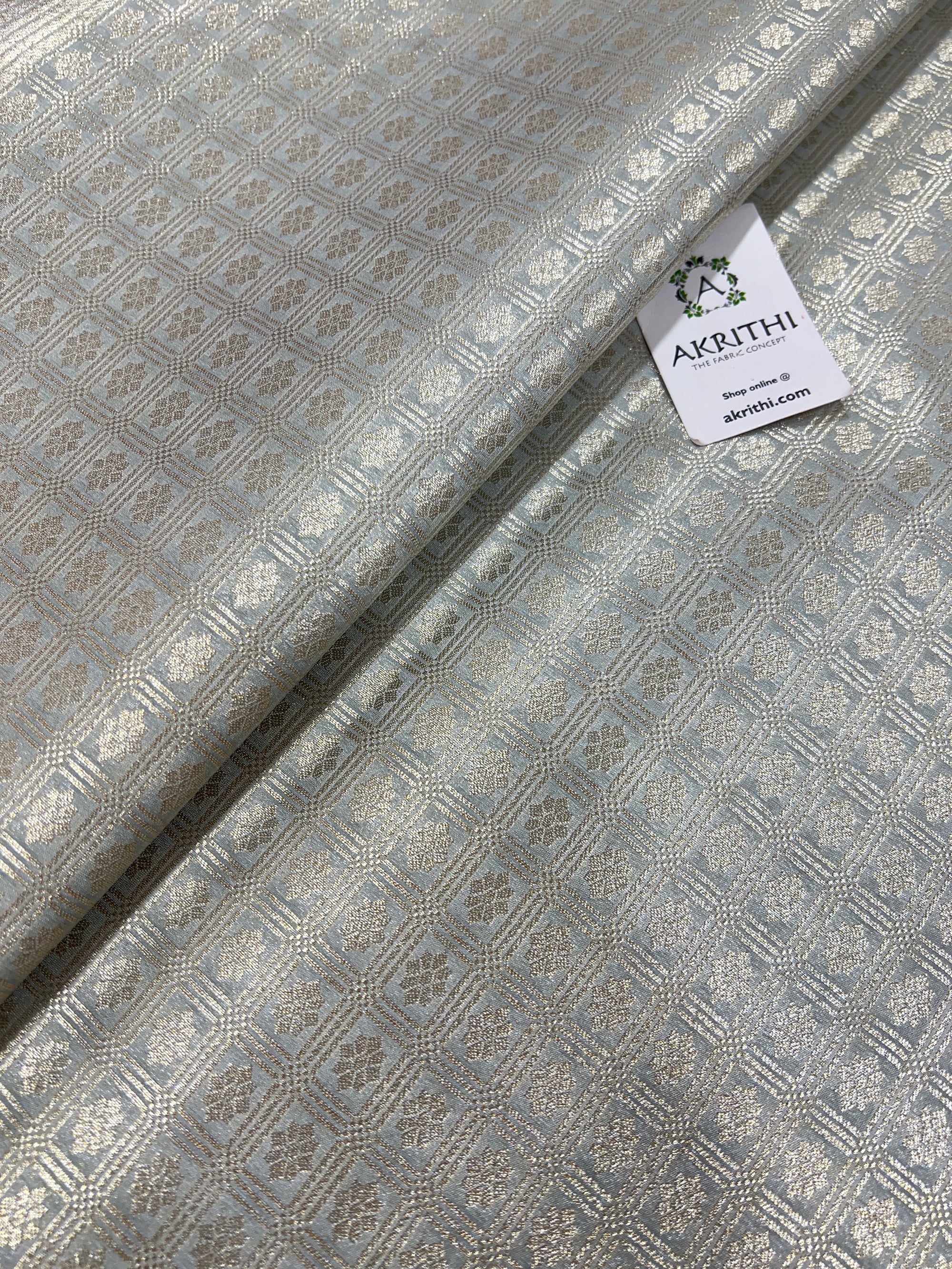 Pure Banarasi brocade fabric