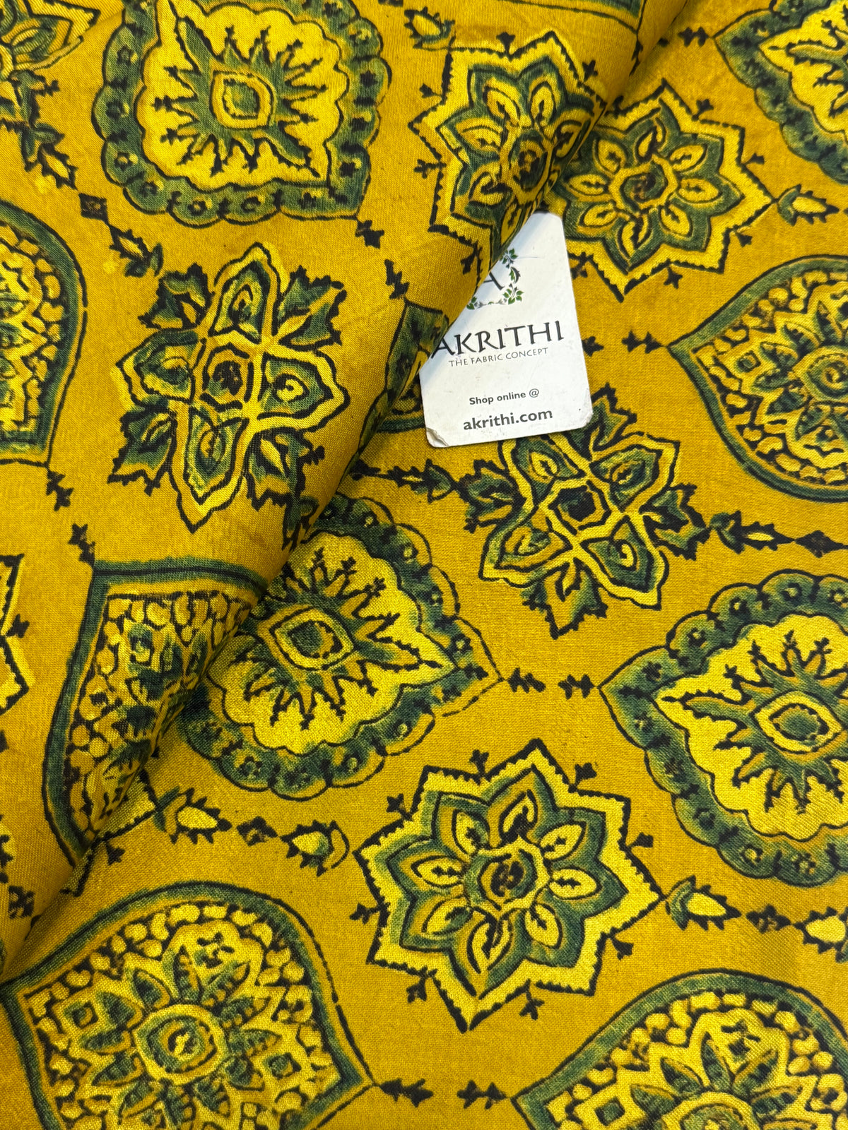 Ajrakh pure mashru silk fabric
