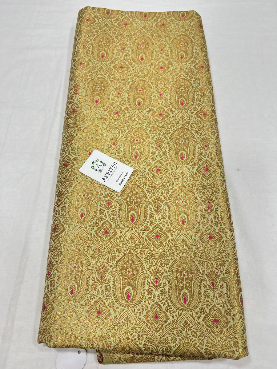 Pure Banarasi brocade fabric