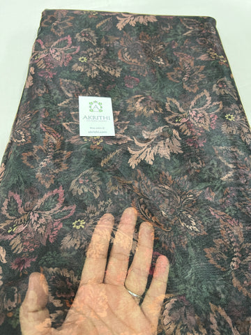 Printed organza fabric