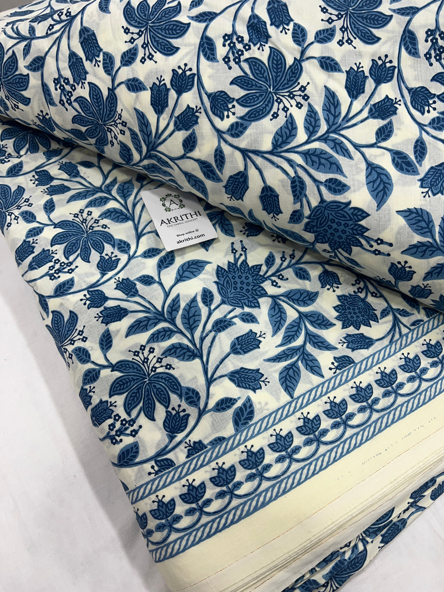 Printed pure cotton fabric