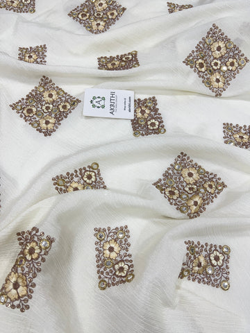 Embroidered Net Embroidery Fabric at Rs 300/number in Mumbai