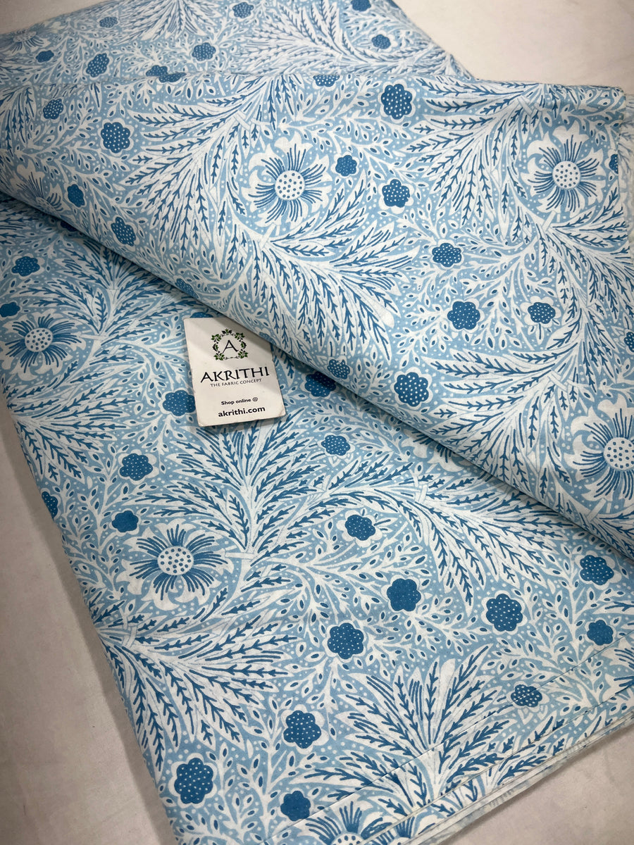 Printed pure cotton fabric