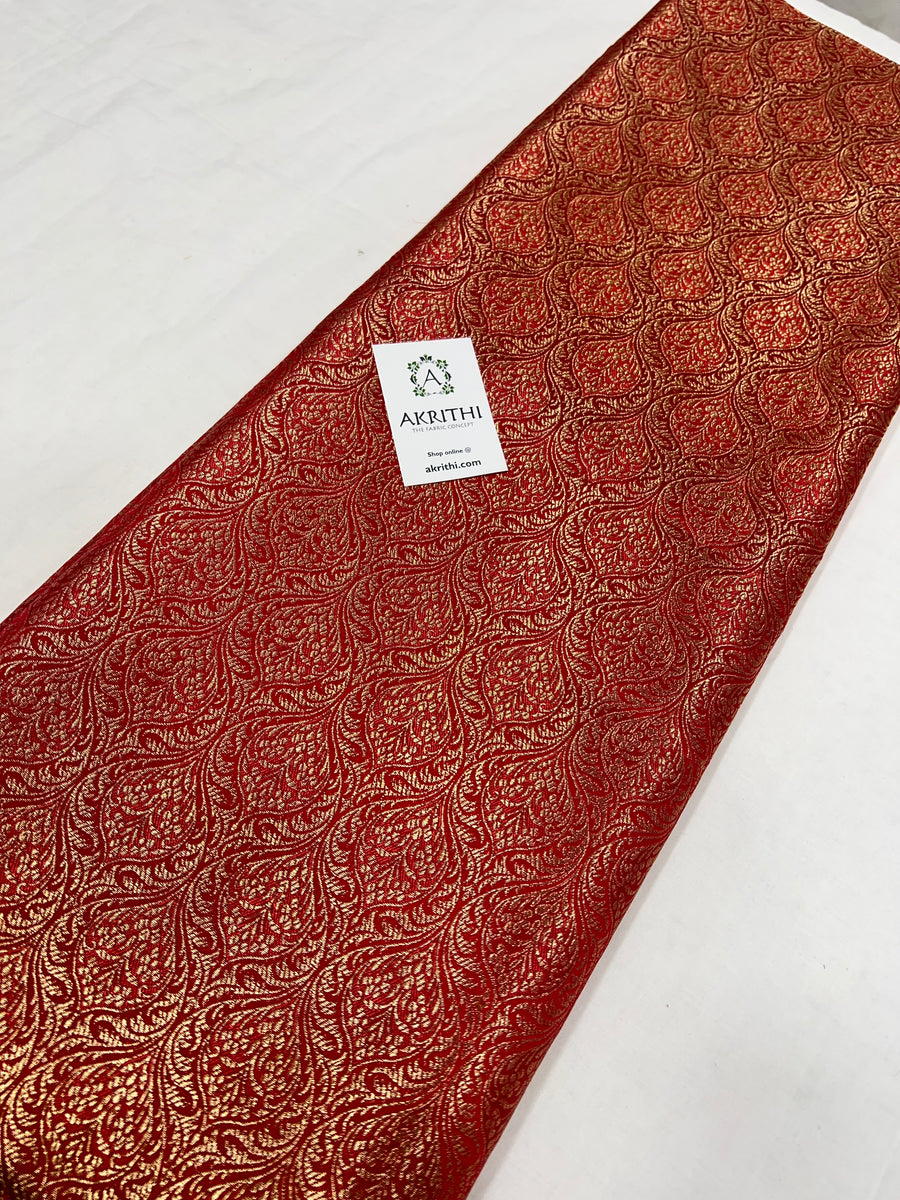 Pure Banarasi brocade fabric