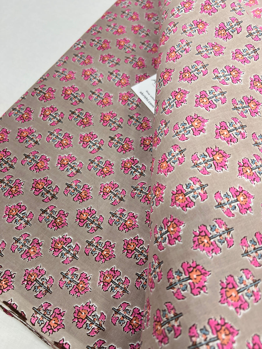 Printed pure cotton fabric