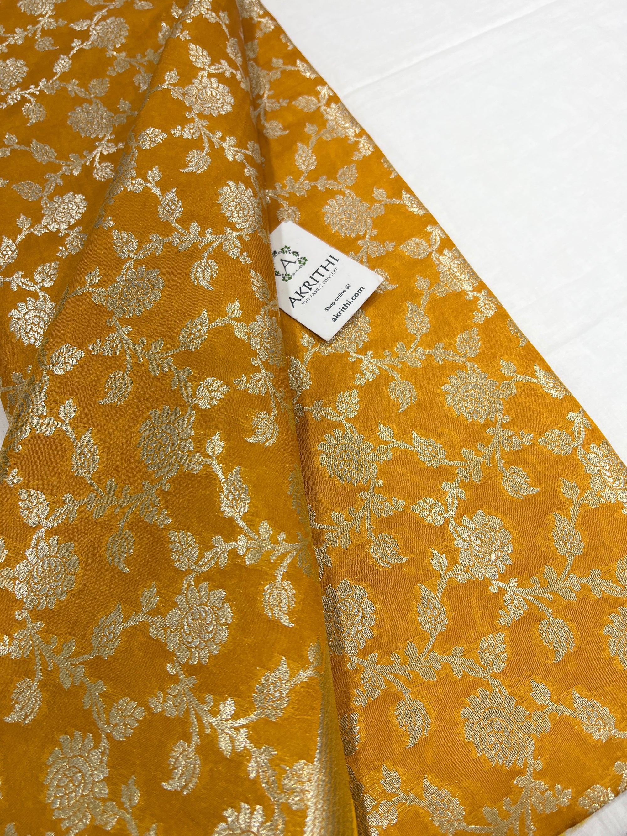 Pure Banarasi brocade fabric