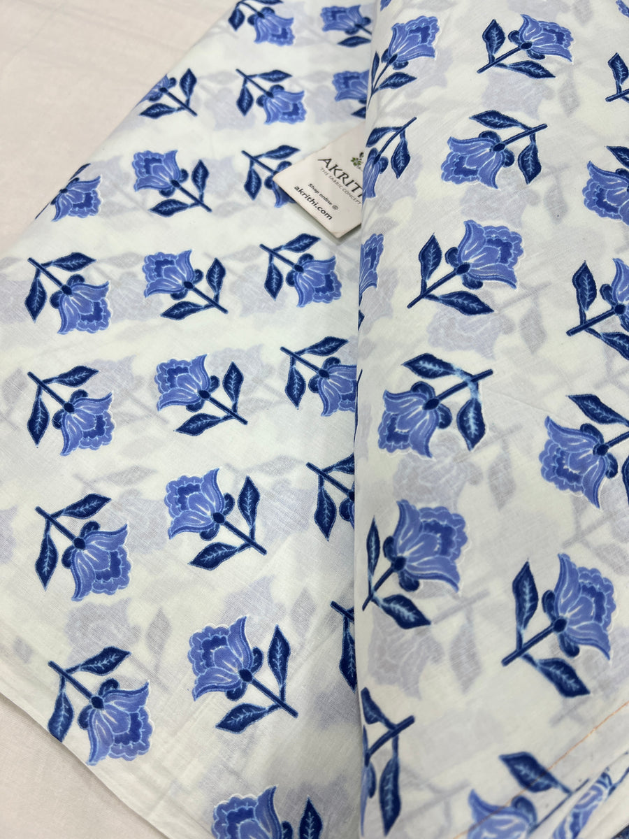 Printed pure cotton fabric