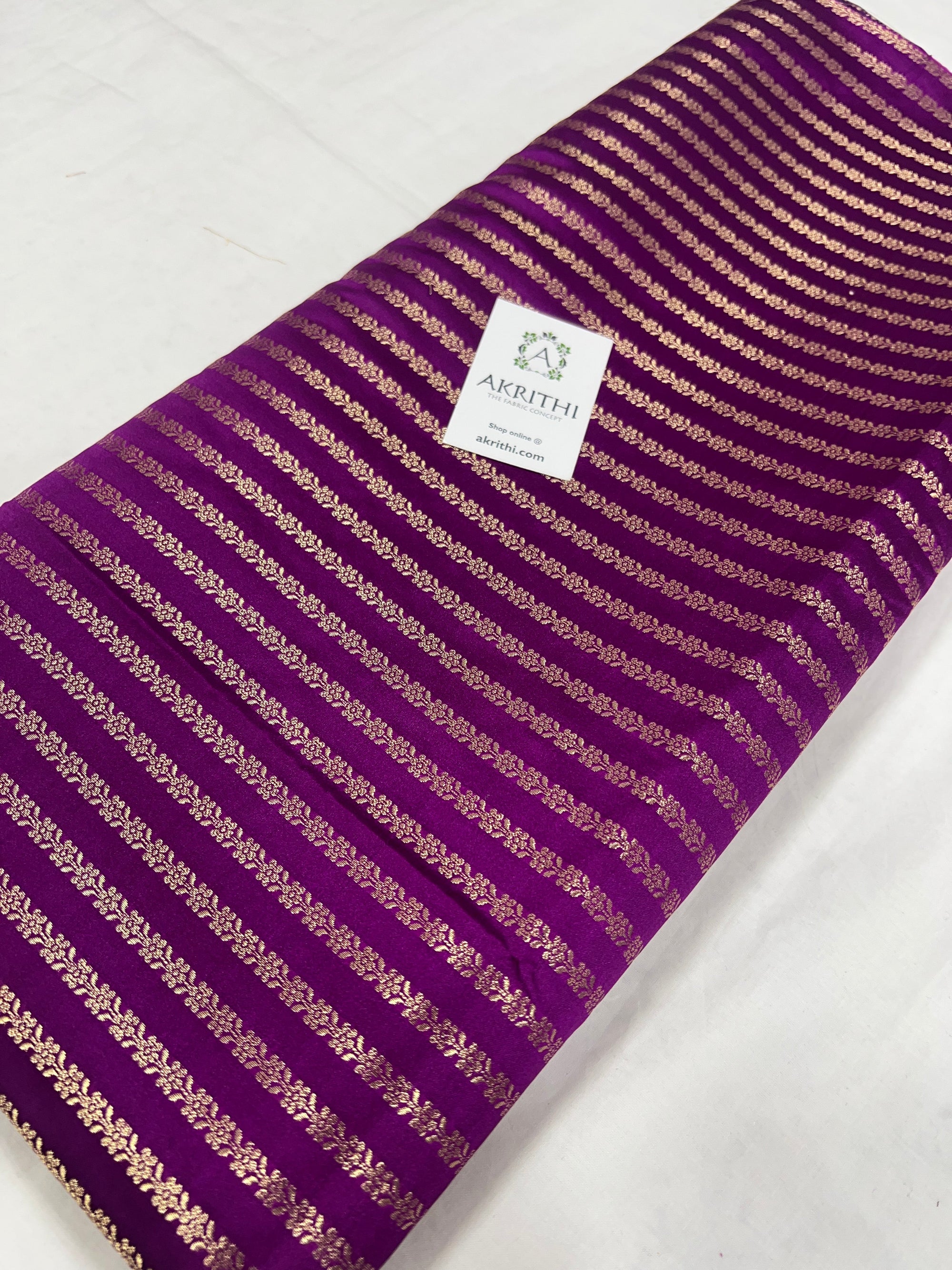 Pure Banarasi brocade fabric