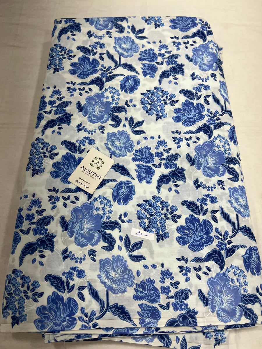 Printed pure cotton fabric