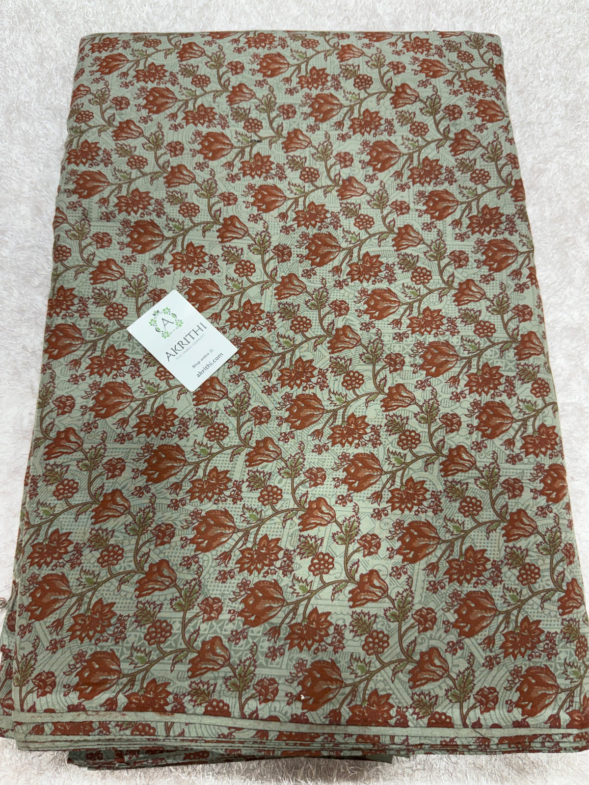 Printed pure cotton fabric
