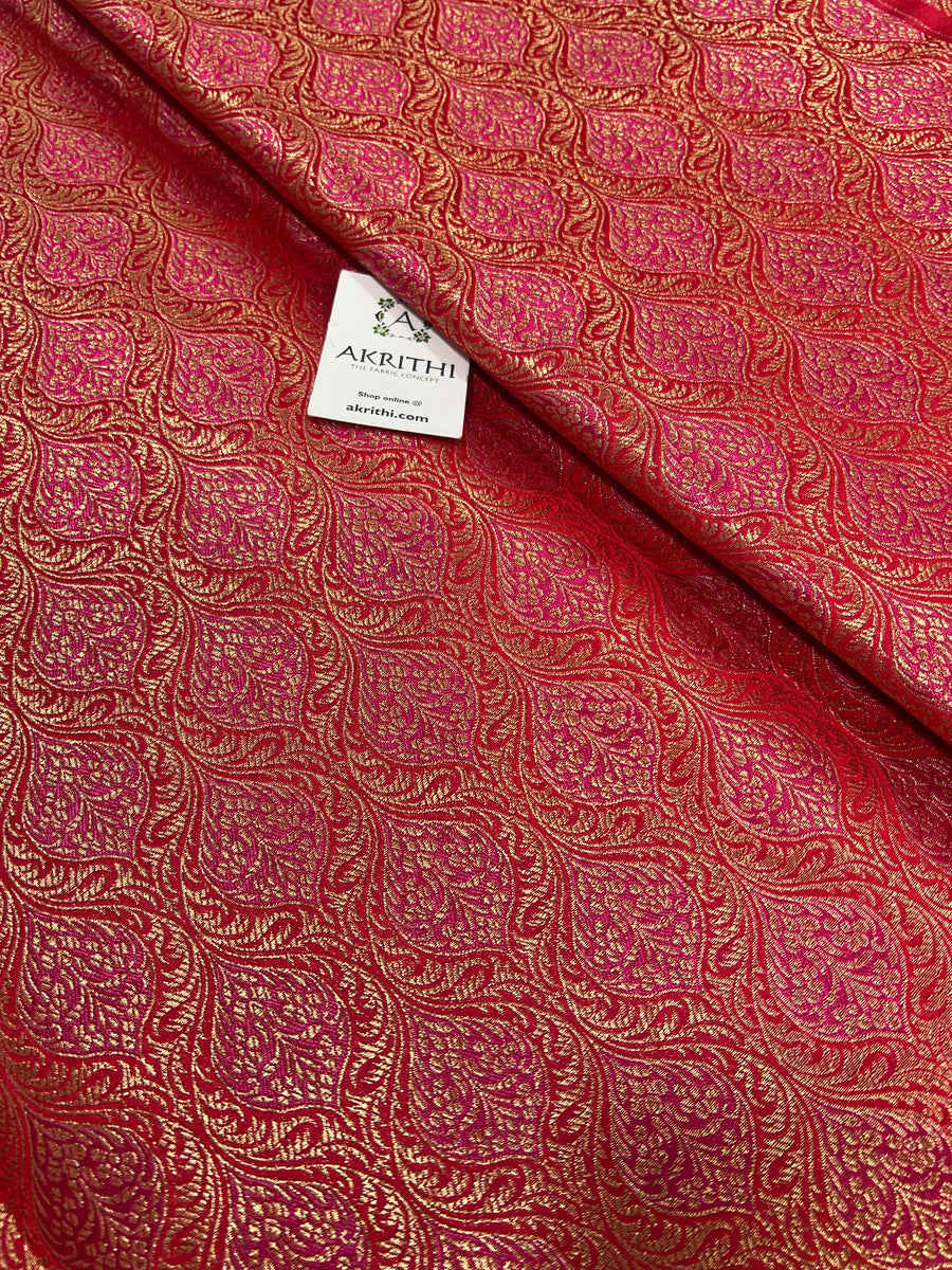 Pure Banarasi brocade fabric