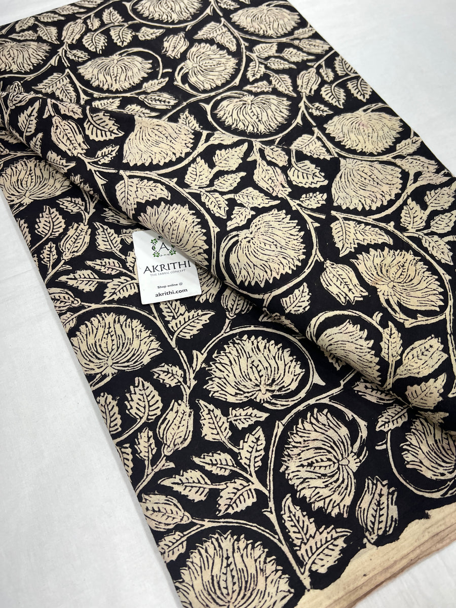 Hand block Printed pure cotton fabric