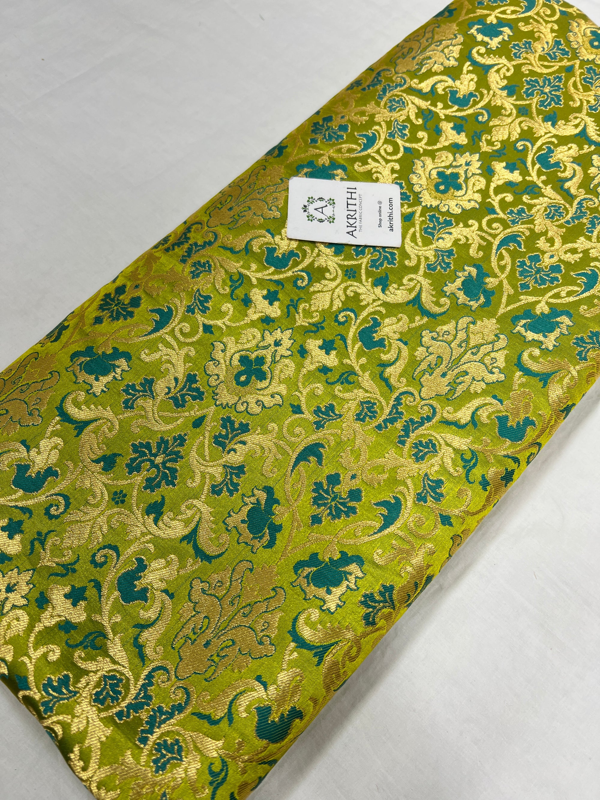 Pure Banarasi brocade fabric