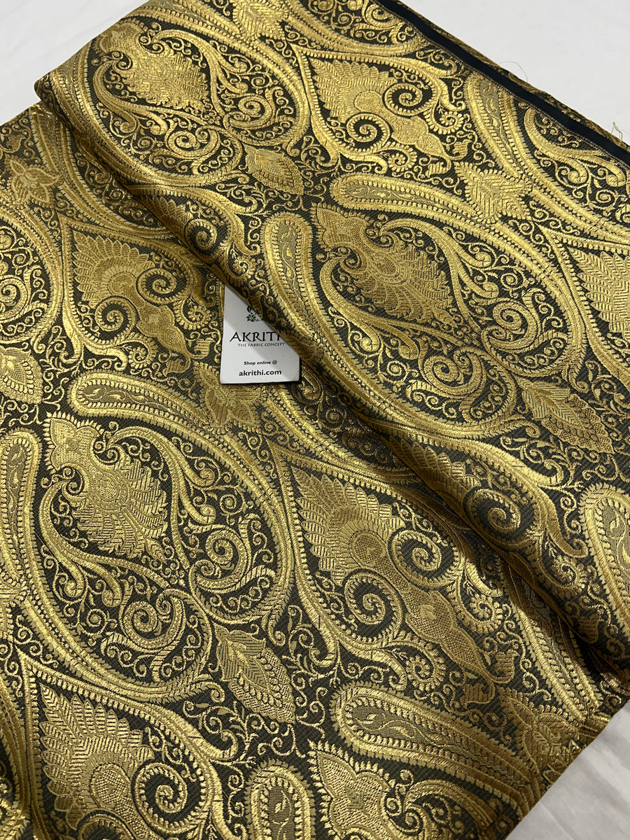 Pure Banarasi brocade fabric