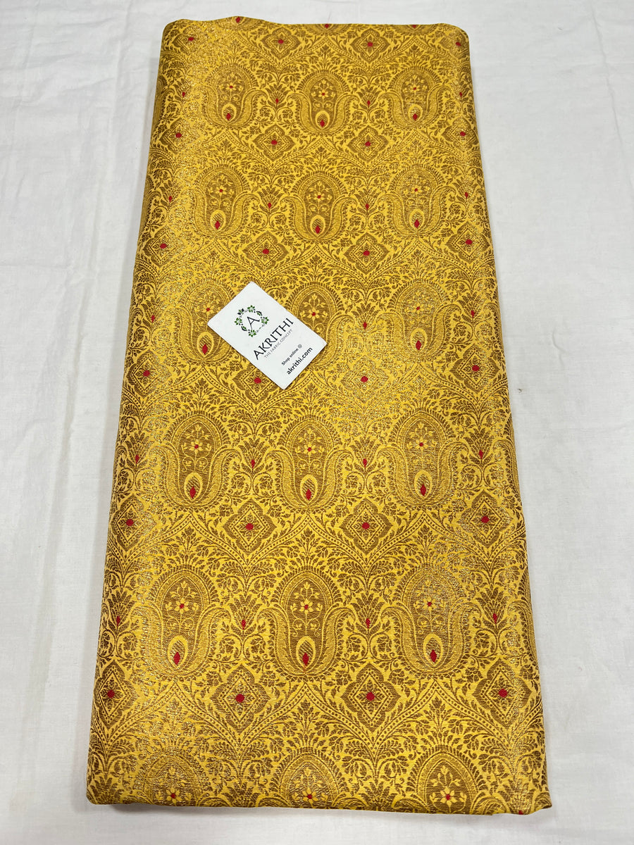 Pure Banarasi brocade fabric