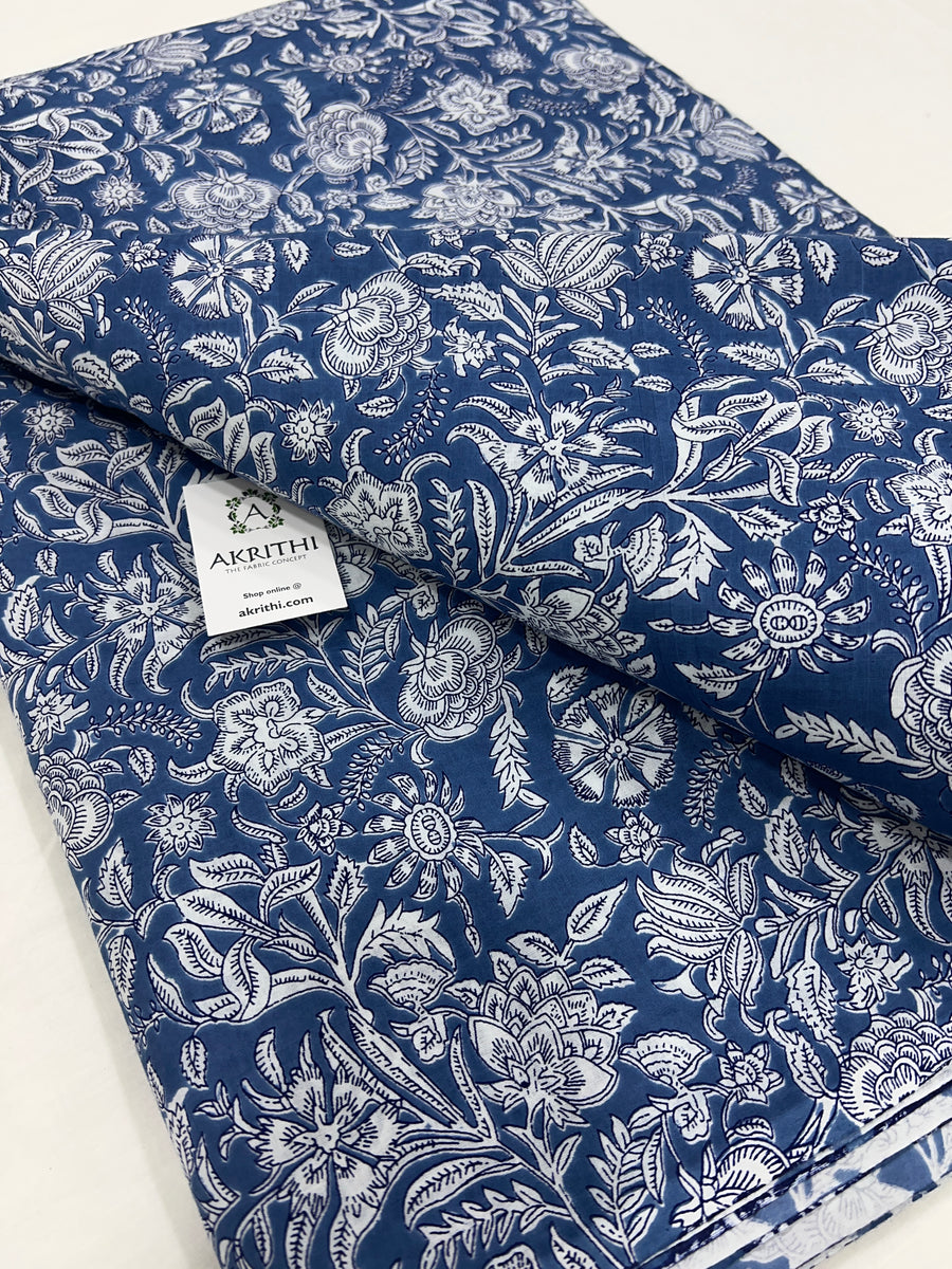 Printed pure cotton fabric