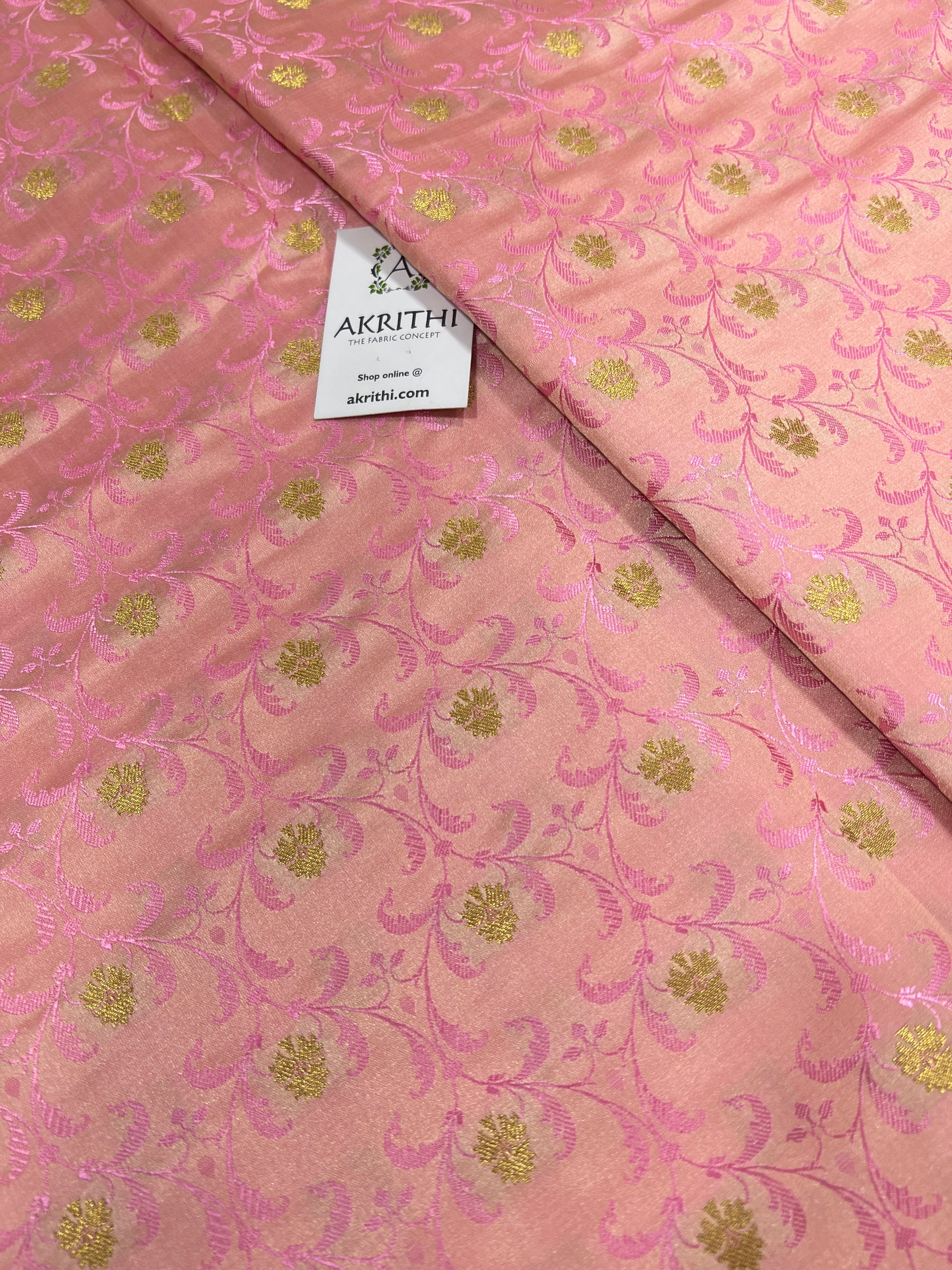 Pure Banarasi brocade fabric