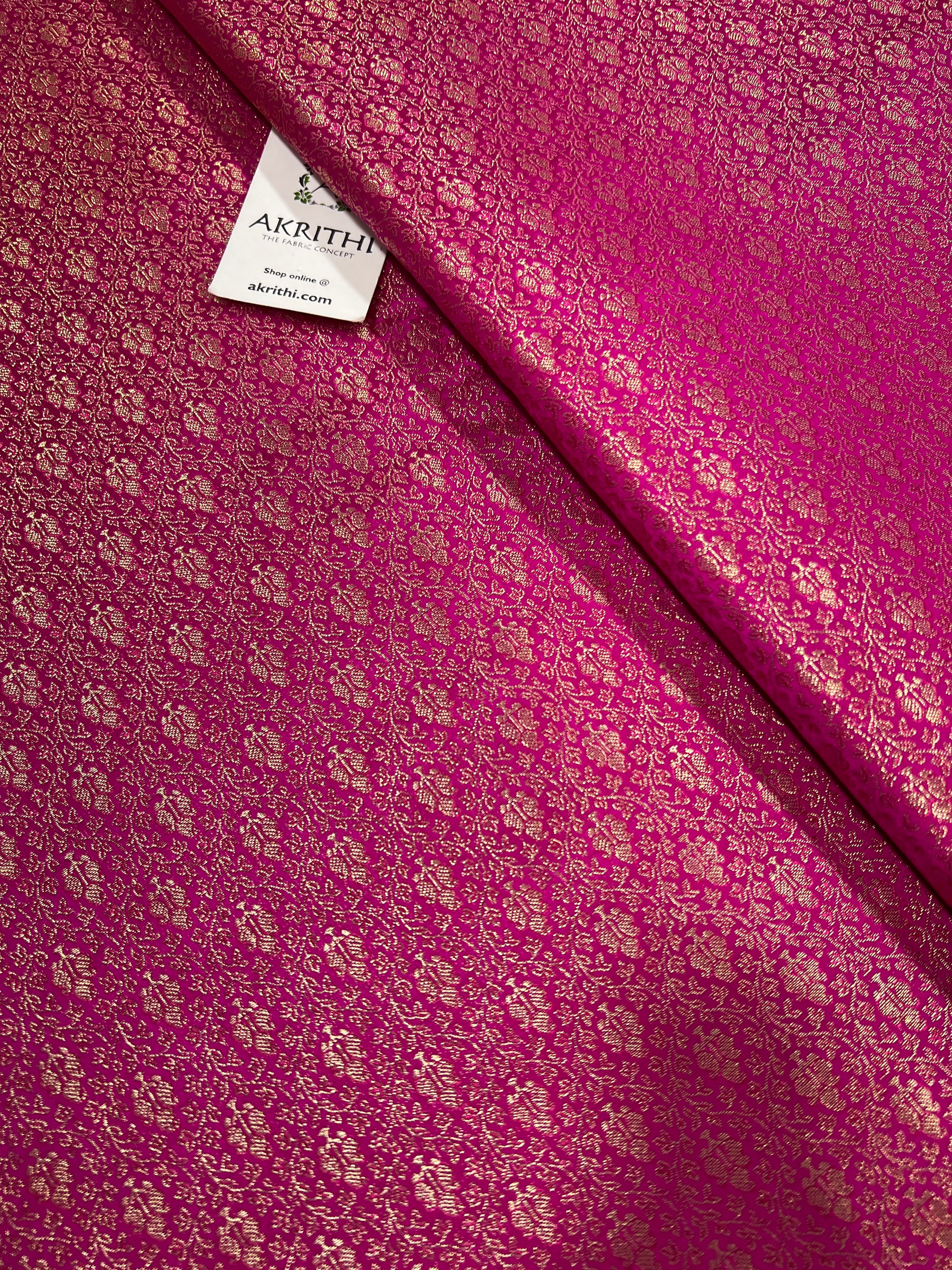 Pure Banarasi brocade fabric