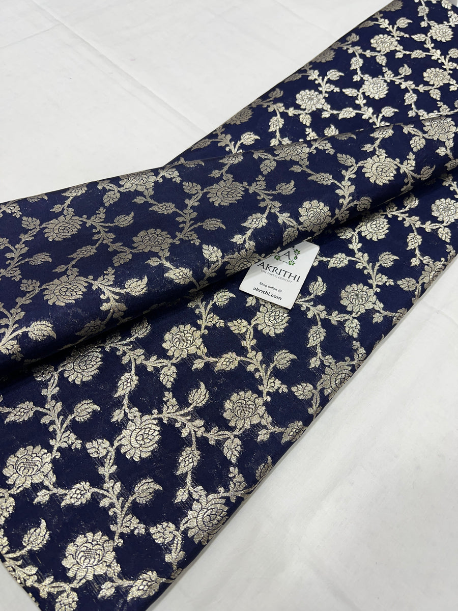 Pure Banarasi brocade fabric