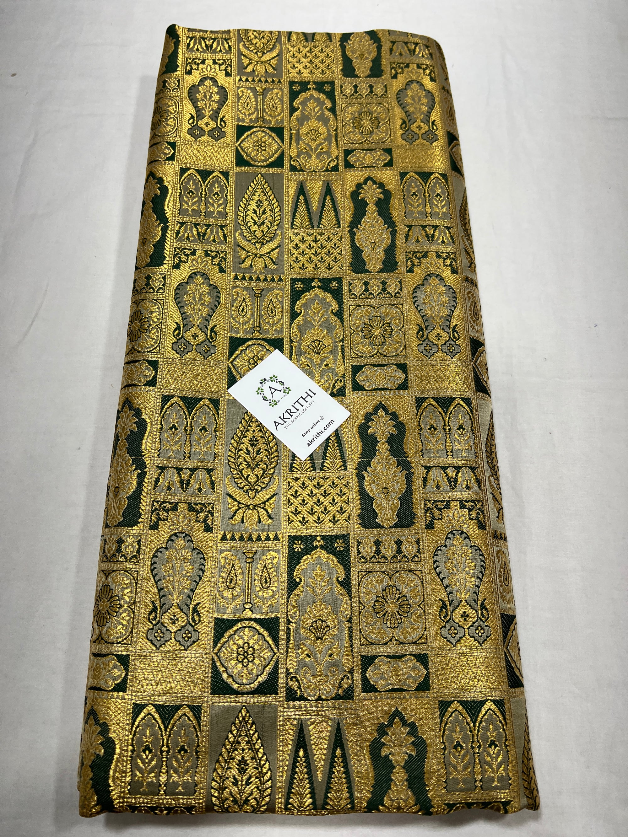 Pure Banarasi brocade fabric