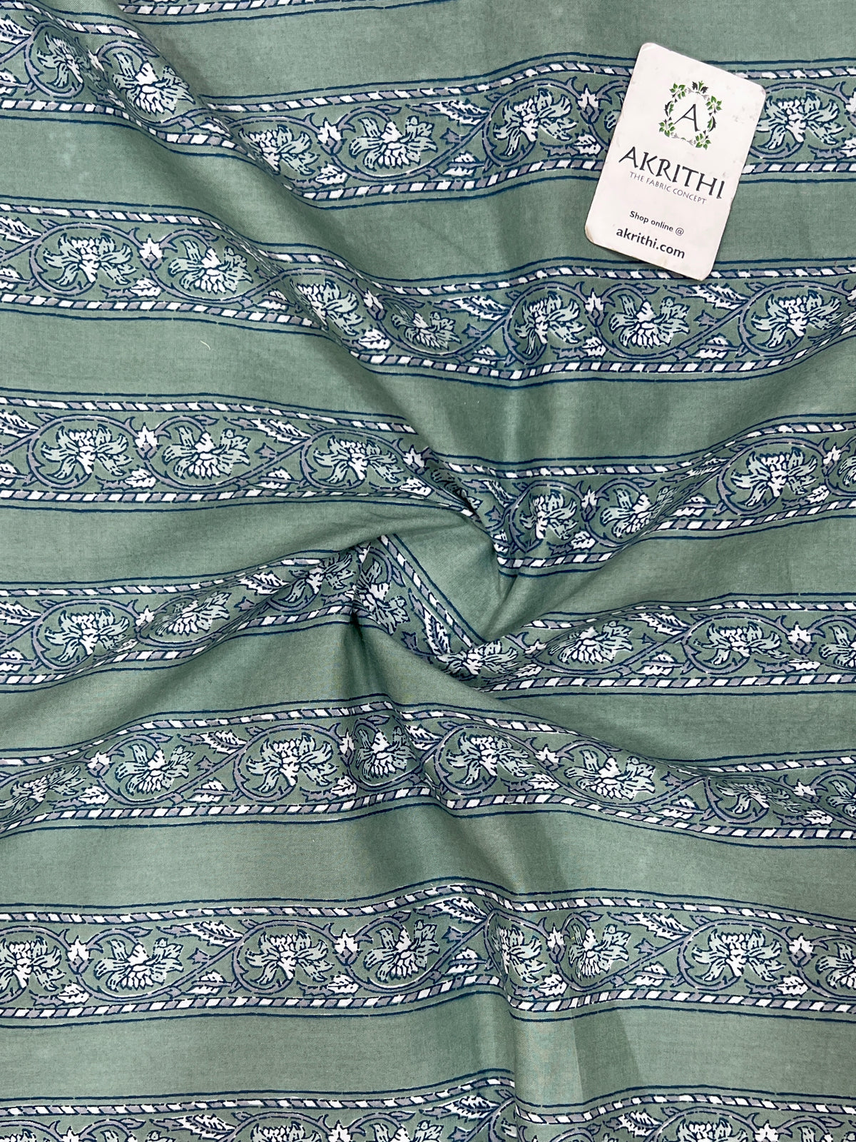 Printed pure cotton fabric