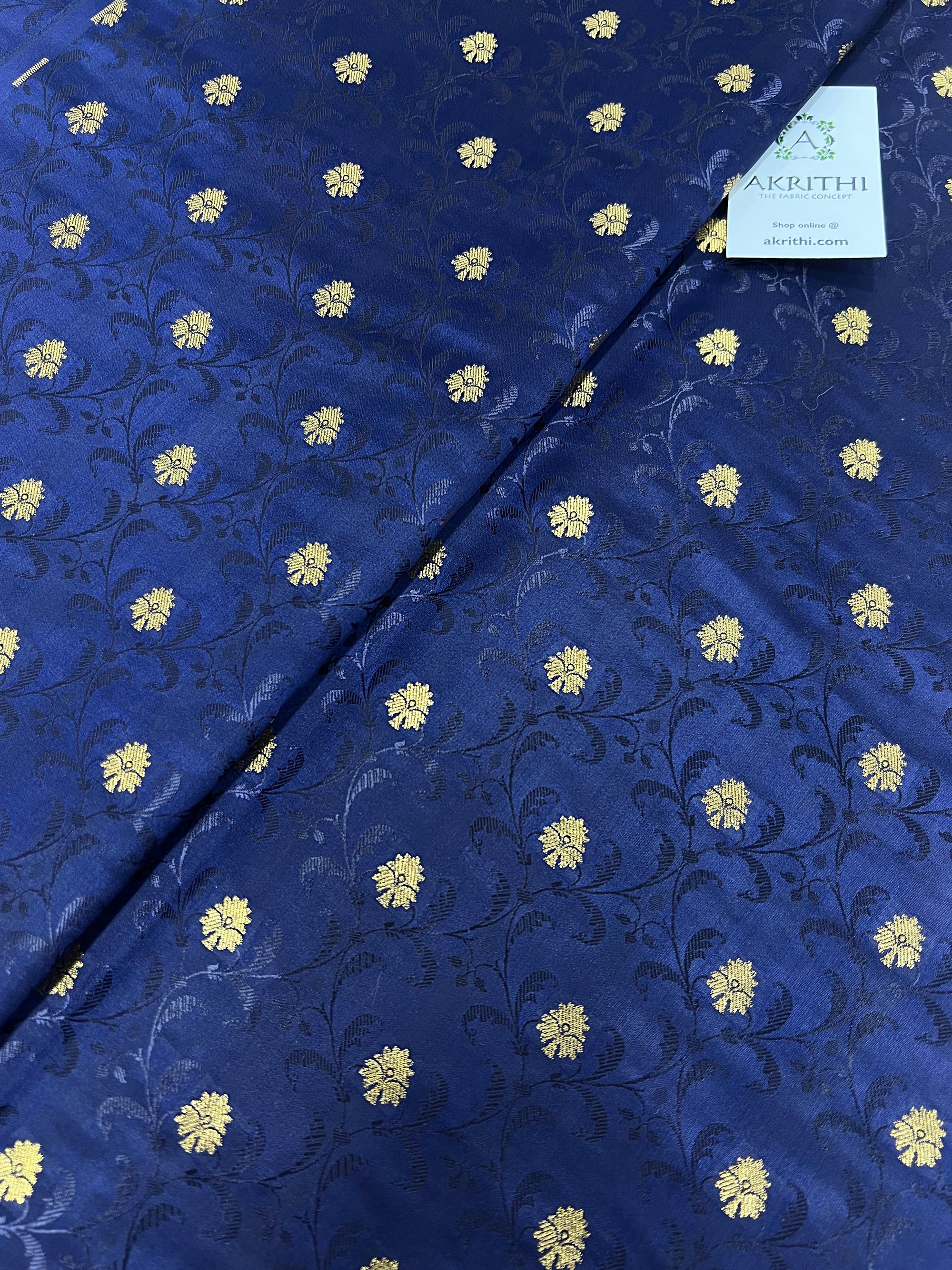 Pure Banarasi brocade fabric