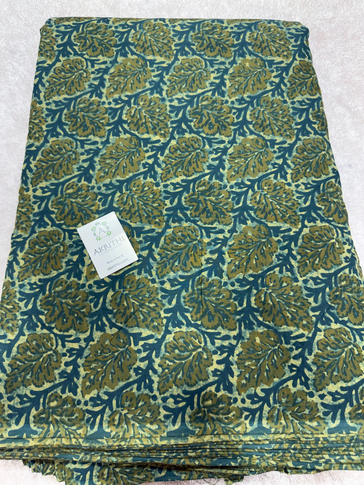 Printed pure cotton fabric