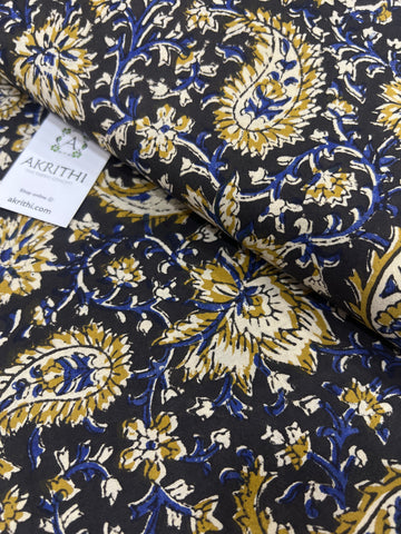 Hand block Printed pure cotton fabric