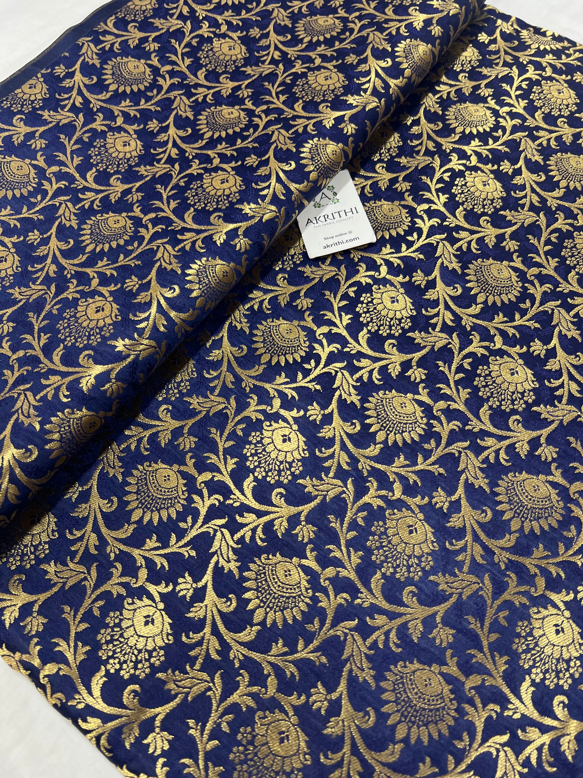 Pure Banarasi brocade fabric